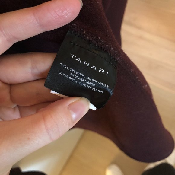 TAHARI Wool Wrap Coat - Picture 3 of 6